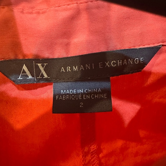 Red Armani exchange dress with pockets. - Picture 3 of 16